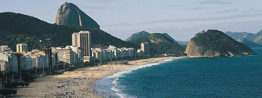 Egzotyka Rio de Janeiro ze słynną Copacabaną Majestatyczne wodospady Iguassu Santiago i Buenos Aires atrakcyjne metropolie Przejazd przez Andy Wizyta w Urugwaju i Paragwaj Chile, Argentyna, Urugwaj,