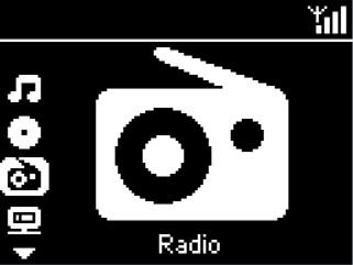 B7 Obsługa Słuchanie radia Słuchanie radia Nacisnąć przycisk HOME, a następnie przyciskami nawigacyjnymi " # $!