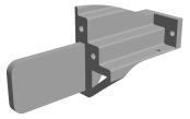 uszczelnieniem Glass profile with a seal PU-40-08 Materiał: twarde PCV Kolor: szary Długość: 3,8 m