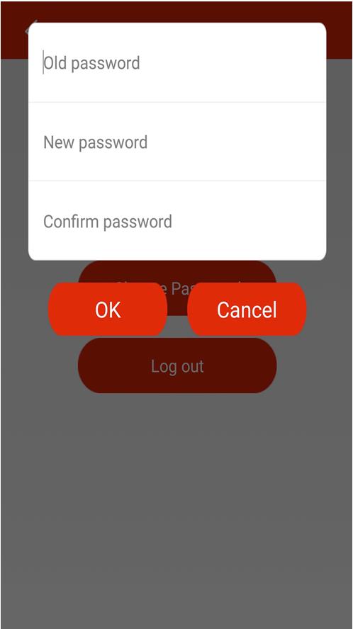 Change Password (Zmień hasło) lub wybierz opcję Log Out