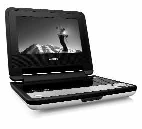 Portable DVD player PET731 Register your product and get