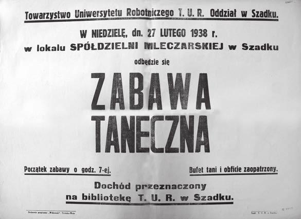 Szadek z okresu dwudziestolecia międzywojennego na afiszach i ulotkach 409 Fot. 8.