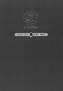 CroK BooK papier Black 120g/m² Czarny papier, barwiony w masie. Odporny na działanie światła.