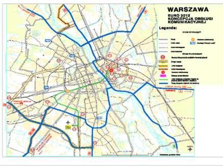 Rozwój komunikacji publicznej Dodatkowo: Likwidacja obiektów zakłócających działalność Stadionu Narodowego: budowa targowiska przy ul.