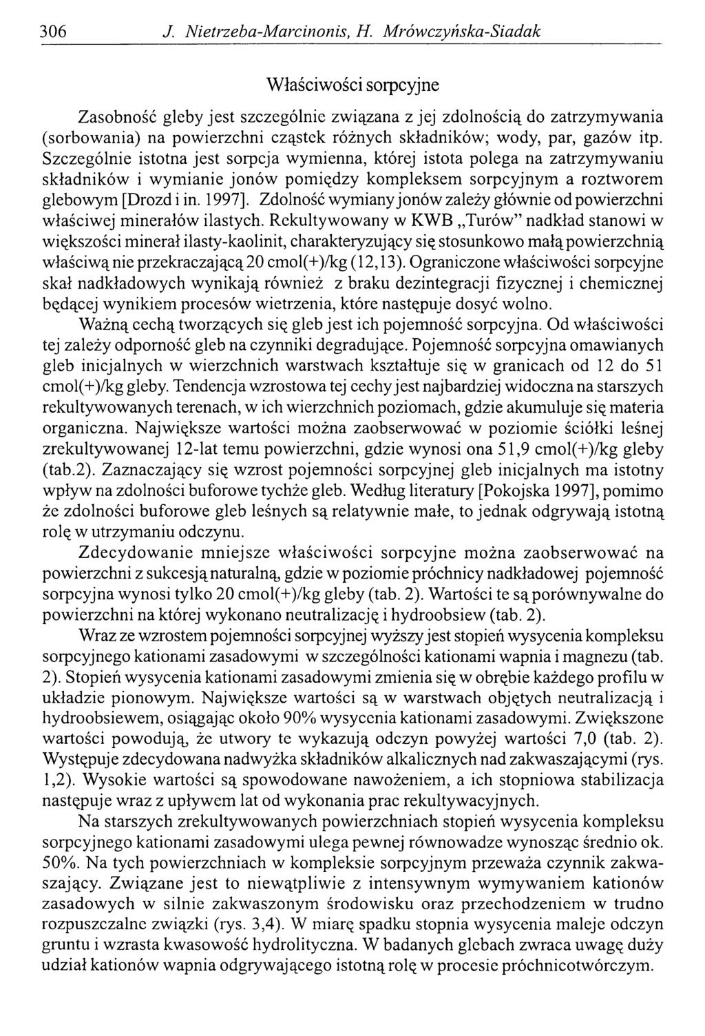 306 J. Nietrzeba-Marcinonis, H.
