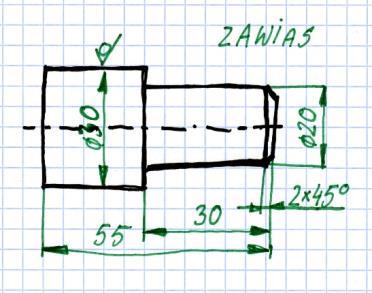 1.4. Naprawa i konserwacja elementów maszyn, urządzeń i narzędzi Umiejętność 1) rozpoznaje i rozróżnia dokumentację techniczną maszyn i urządzeń, na przykład: stosuje zasady rysunku technicznego;