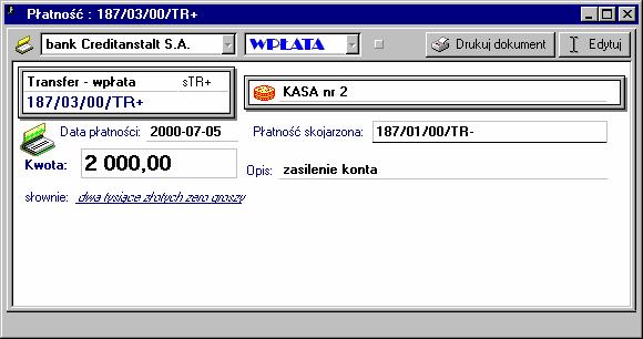 Rozliczenia finansowe 79 takiej kwoty, która wyrównuje kwotę płatności z całkowitą kwotą rozliczeń. 2. Znamy rozliczenia i na ich podstawie określamy kwotę płatności.