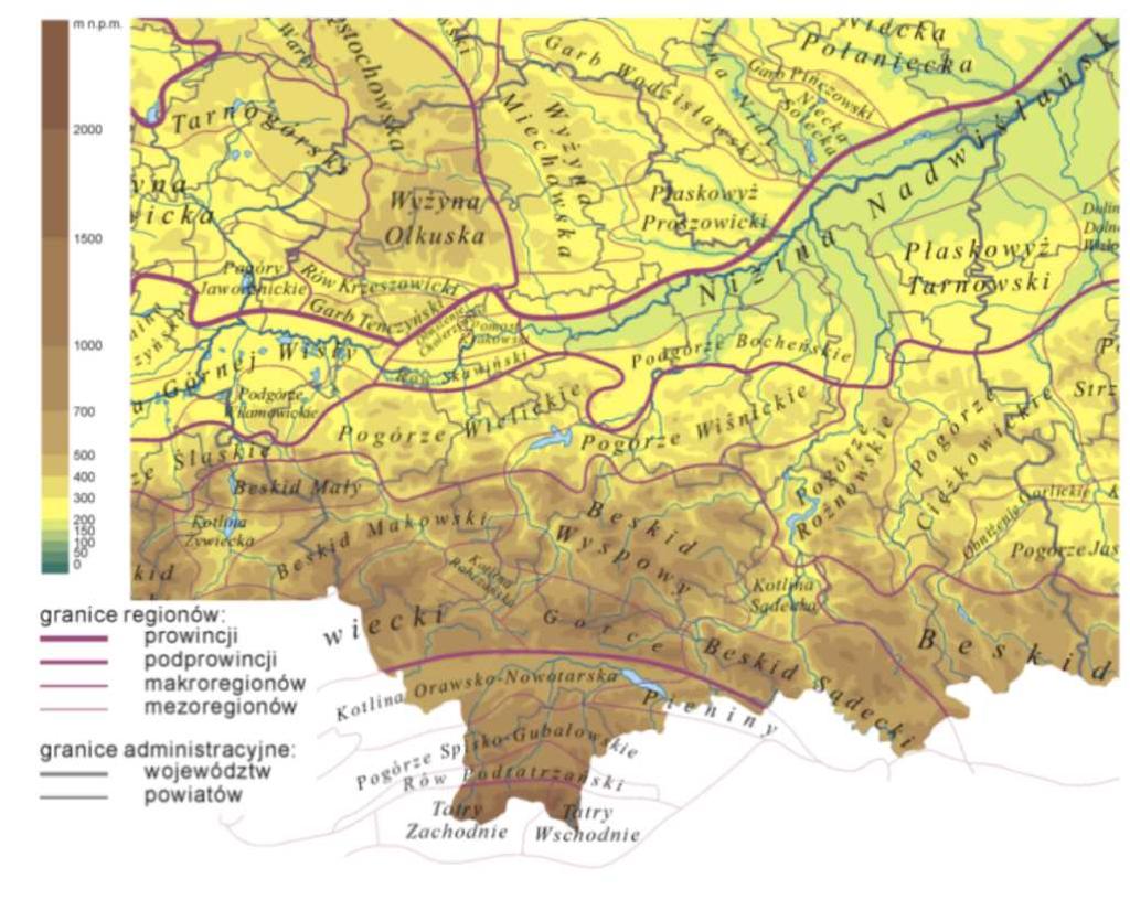 02.) 6.1.2. Budowa geologiczna i rzeźba terenu Gmina Skała w swym położeniu obejmuje fragment wierzchowiny jurajskiej, czyli tzw.