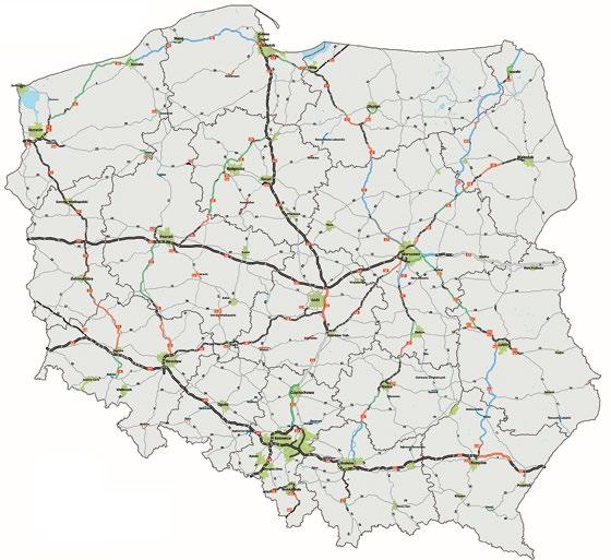 Doprava Doprava Kilometre diaľnic sa od roku 2007 v Poľsku strojnásobili Je ťažké predstaviť si pružnú ekonomiku bez silnej dopravnej siete obklopujúcej krajinu.