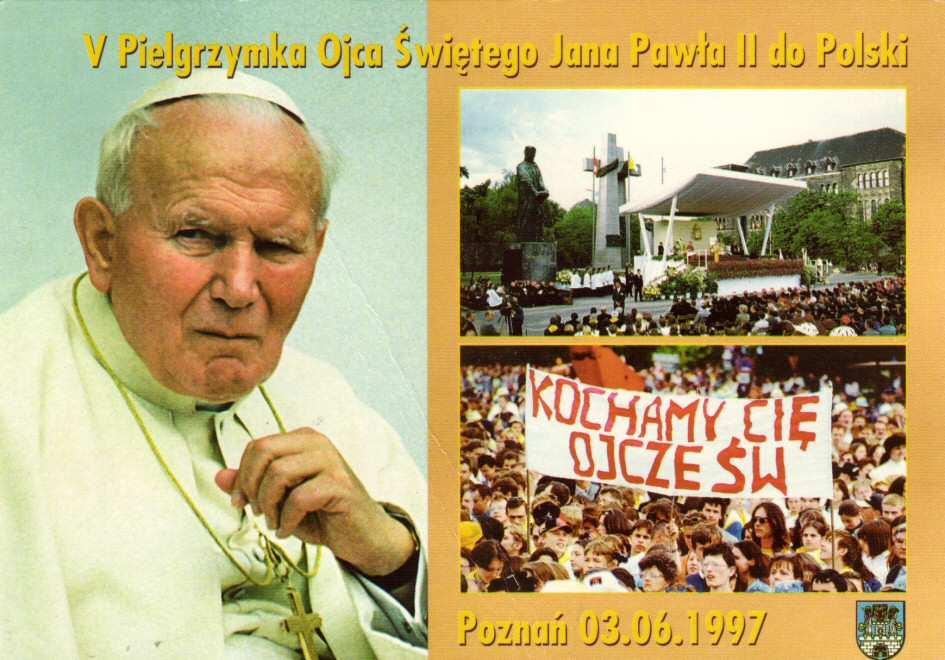 06.1997.Jasna Góra pozdrowienie pielgrzymów. Fot. M. S. Graniczkowski.