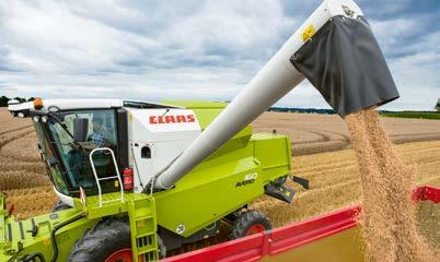 W systemie CLAAS APS dzieje się tak, że klepisko główne obejmuje bęben młócący o wiele dalej, niż w dotychczasowych rozwiązaniach. Kąt opasania wynoszący 151º nie jest znany w żadnej innej młocarni.
