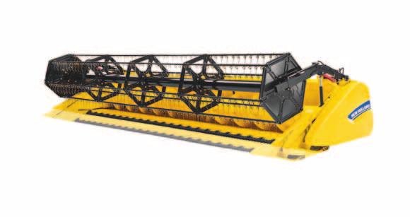 09 Hedery zbożowe Heavy-Duty Varifeed dopasowują się do warunków zbioru Położenie noża zespołu żniwnego Varifeed można regulować w celu zapewnienia optymalnej konfiguracji zespołu dla danego zboża
