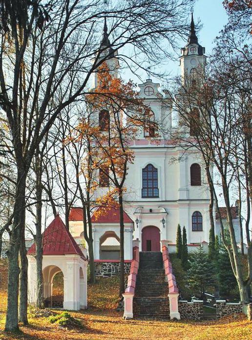 KALWARIA WILEÑSKA: JEJ GENEZA, LIKWIDACJA, ODBUDOWA 101 9 rys. Koúcióù pw. Znalezienia Krzyýa úw. dzisiaj. Êródùo: Vilniaus Kalvarijos. Kalwaria Wileñska. Calvary of Vilnius / red. K. Latoþa, sud. V. Joèytë, V.