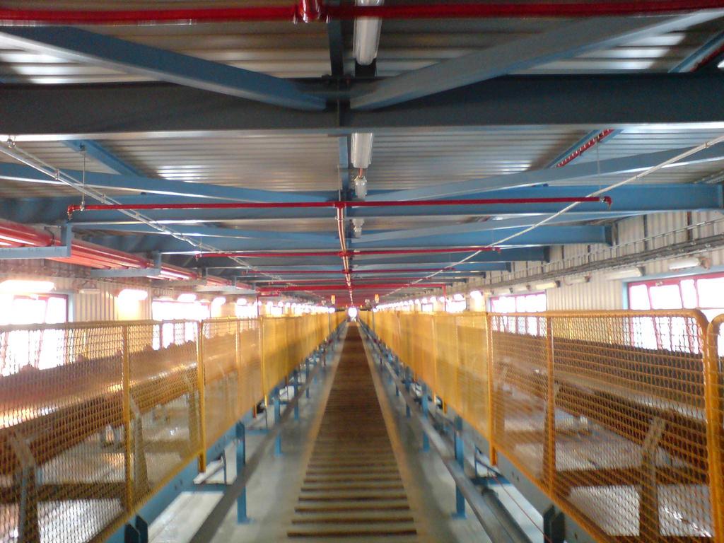 W przypadku instalacji zabezpieczającej przenośniki taśmowe TW1.4 i TW2.