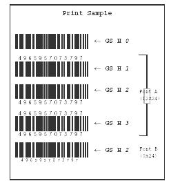 Próbny wydruk Czcionka A Czcionka B (40) GS L nl nh Ustaw lewy margines Format: ASCII GS L nl nh Dziesiętny 29 76 nl nh Hex. 1D 4C nl nh Zakres: 0 nl 255, 0 nh 255 1.