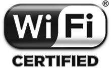 Licencje Logo Wi-Fi jest znakiem certyfikującym Wi-Fi Alliance. Użytkowanie w zakresie częstotliwości 5,15 5,25 GHz ograniczone jest do pomieszczeń.