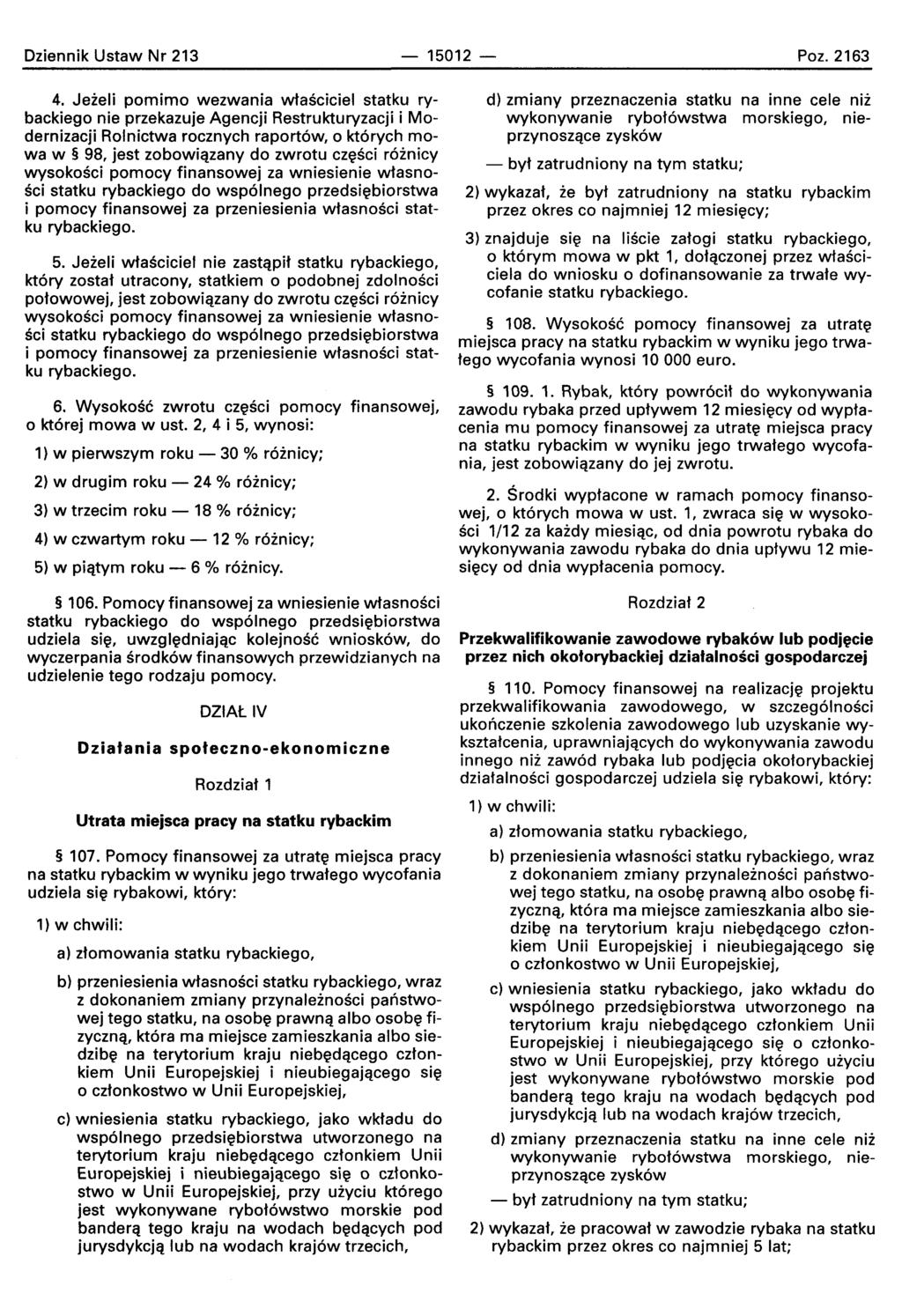 Dziennik Ustaw Nr 213-15012 - Poz. 2163 4.