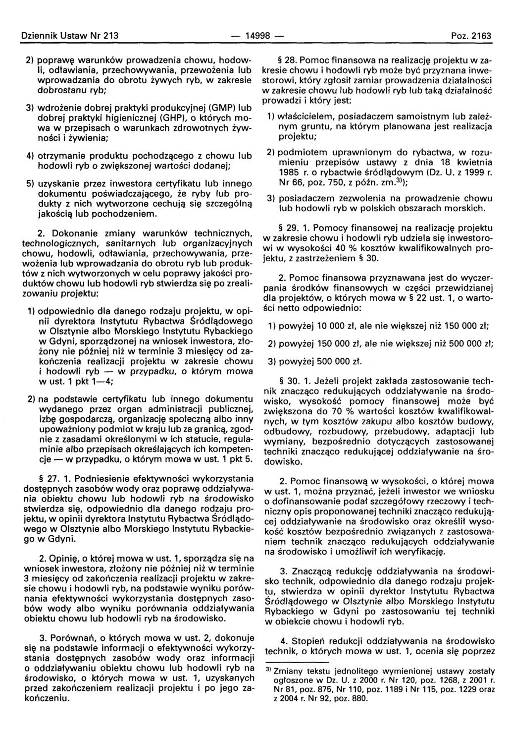 Oziennik Ustaw Nr 213-14998 - Poz.