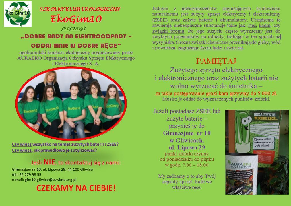 Ulotka informacyjna