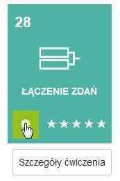 Przesuwany zestaw ćwiczeń zostanie umieszczony w miejscu upuszczenia, a kolejne zestawy ćwiczeń przesuną się na dalsze miejsca.