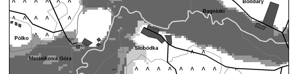 342 parametrów (współczynników szorstkości), warunków początkowych (wiązka fal o zadanym prawdopodobieństwie) oraz losowych warunków brzegowych (dopływów bocznych). 8.