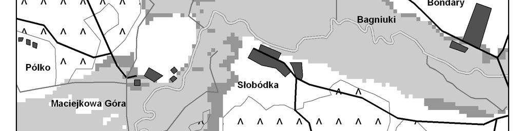 344 że stan wody będzie niższy niż stan wody wyznaczony w podejściu deterministycznym (na danym przekroju rzeki) wynosi 0,7.