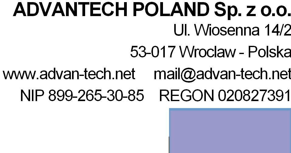 STRATEGIA ŚRODOWISKOWA FIRMY Advantech Pol