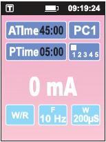 Po wybraniu EMG, masz do wyboru dwie ścieżki: ocena (Assessment) z jednym programem fabrycznych oraz trening (Training) z dwoma programami własnymi.