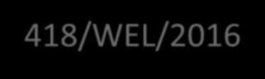 413/WEL/2016 414/WEL/2016 415/WEL/2016 416/WEL/2016 417/WEL/2016 418/WEL/2016 Zaopiniowania wniosków Dziekana WEL o wyróżnienie honorowym tytułem Zasłużony Nauczyciel Akademicki WAT : mjr. dr. inż.