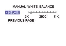 2000K-11000K W zakresach od 2000K-2800K i 7500K-11000K balans bieli jest kompensowany gradientowo.