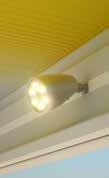 LED spots lub LED line w osłonie wysięgu Wieczory spędzane pod markizą jeszcze bardziej nastrojowe.