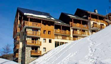 Różne Rezydencje w PLAGNE BELLECOTE lub BELLE PLAGNE przy trasach Rezydencje położone tuż przy trasach zjazdowych, na wysokości 1.930-2.050 m 