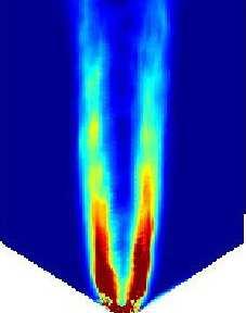 ZASTOSOWANIE METODY PIV (PARTICLE IMAGE VELOCIMETRY) 123 występowanie mniejszej kontraktancji rozluźnionego w kanale przepływu piasku wzdłuŝ styku kanału przepływu oraz nieruchomych stref martwych