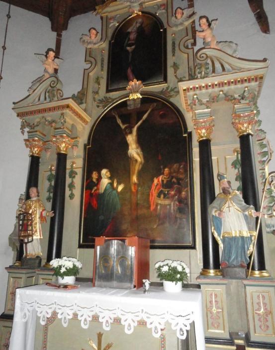 Wawrzyńca, barokowy ołtarz