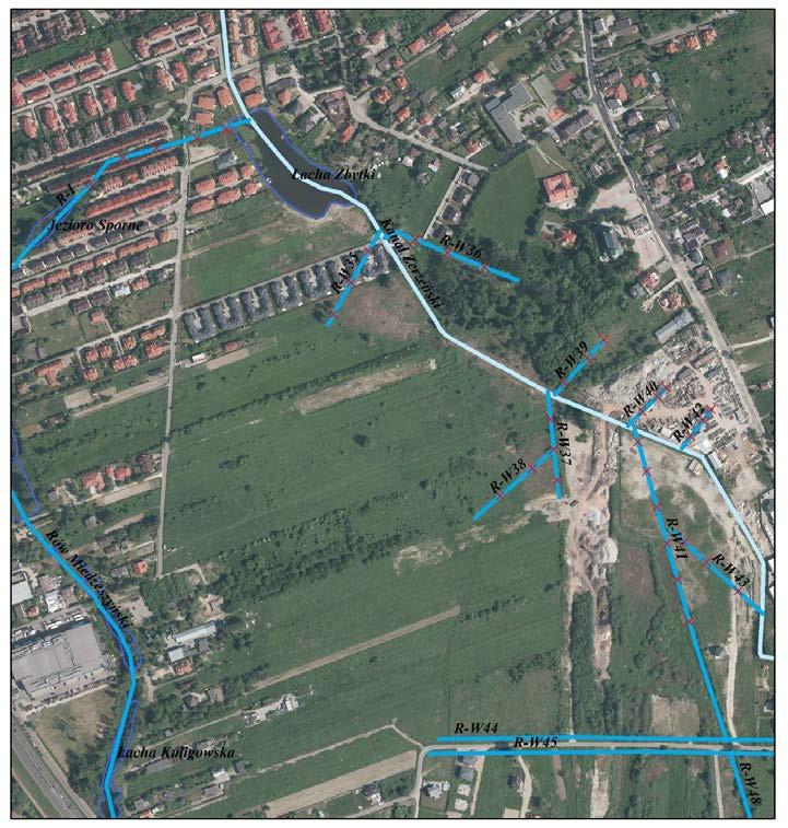 Analiza powierzchniowa przykładowej zlewni z opracowania 03_Analiza powierzchniowa zlewni