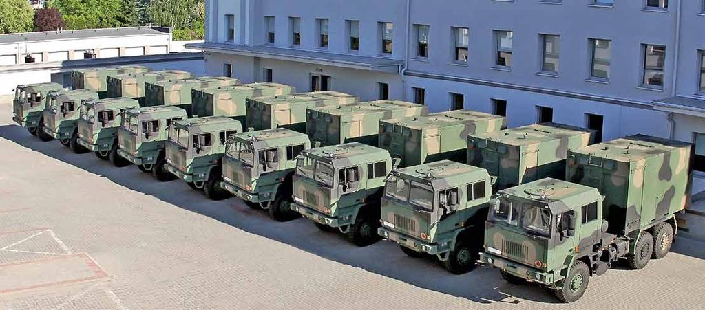 JAŚMIN jedyny polski, kompleksowy, zunifikowany i gotowy Zintegrowane Węzły Teleinformatyczne w wersji kontenerowej (w większości będące ukompletowaniem HMS Jaśmin systemu zarządzania walką szczebla
