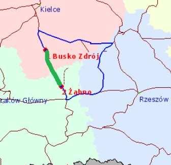 Busko Zdrój -Żabno 30 km Relacje: