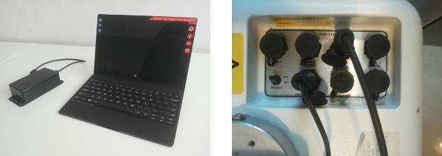 The last phase of the project was to developed application enabling remote communication between the chamber and the computer, which allowed for a constant overview of the data (Figure 4).