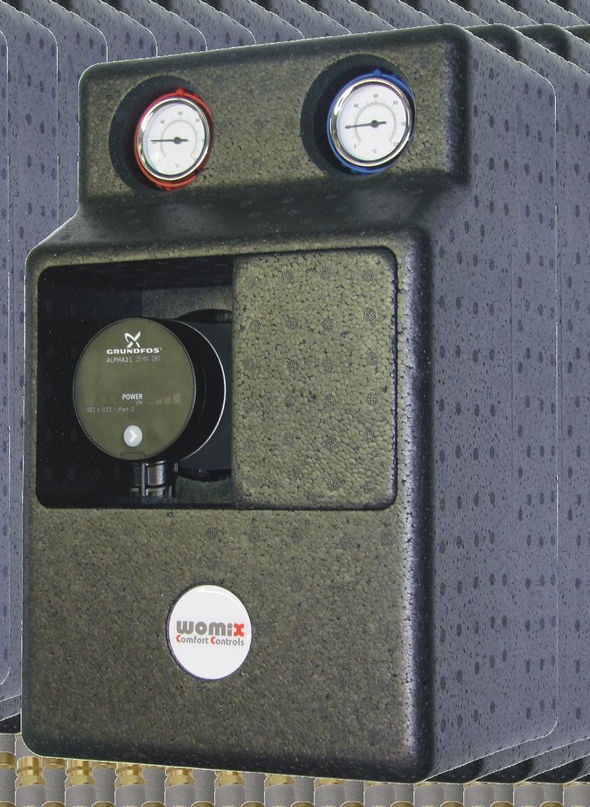 GRUPY POMPOWE DN 25, DN 32 Izolacja pasuje do systemów DN 25 i DN 32.