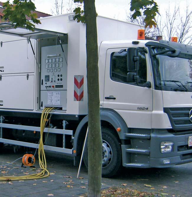 zasilania Anlagenteil Anlagenteil zasilania głównego głównego Przełączniki sieć-agregat pomagają w łączeniu i rozdziale obwodów elektrycznych.