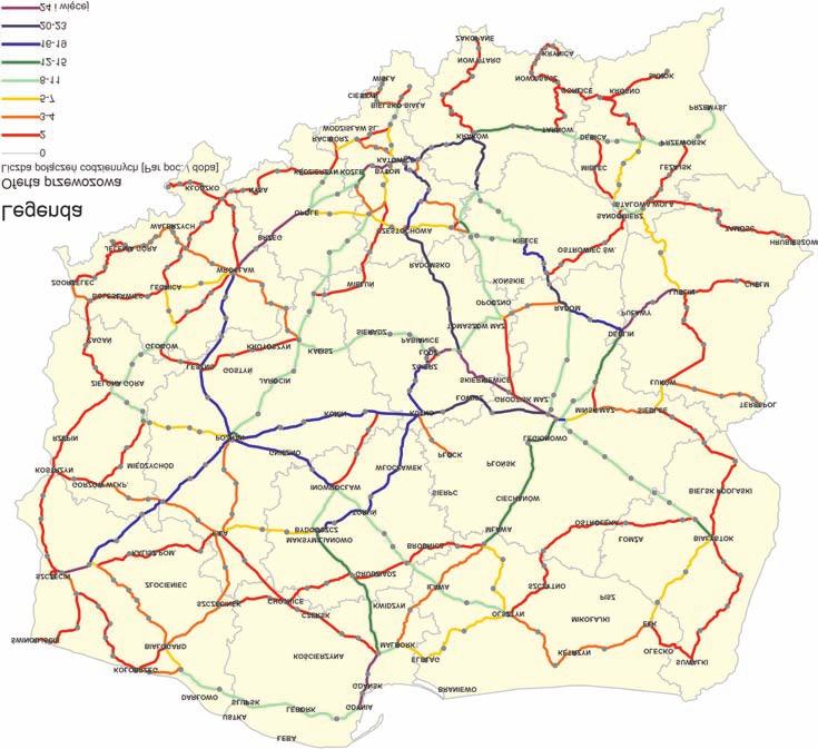 Rewizja krajowego Planu Transportowego i propozycje zmian 81 lokrotności (8, 16).