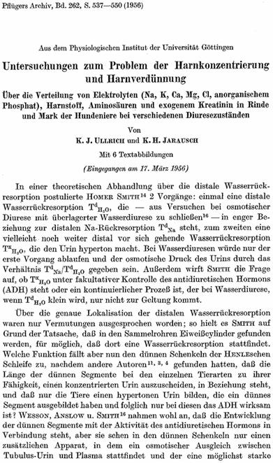 Rycina 2. Kopia artykułu z Pflügers Archiv.