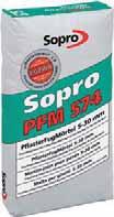 Zaprawa fugowa do kostki brukowej Sopro PFM 574 Cementowa, zawierająca tras, szybkowiążąca zaprawa fugowa na lekko, średnio i mocno obciążone okładziny z kostki