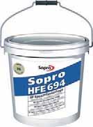 Fuga epoksydowa do kostki brukowej wysokowytrzymała Sopro HFE Dwuskładnikowa zaprawa fugowa na bazie emulgującej z wodą