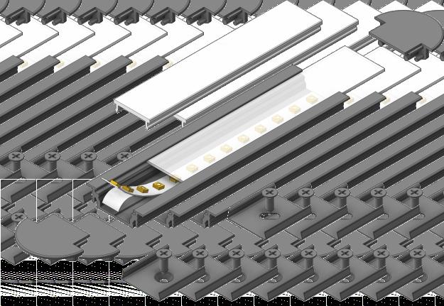 GROOVE4 EF/ Recessed LED Profile Profil LED