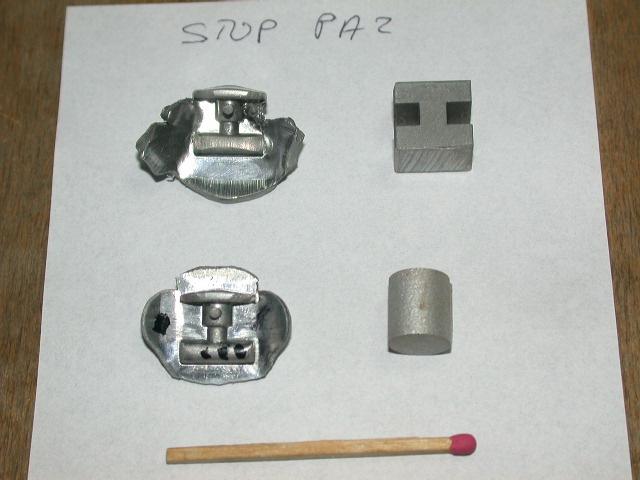 Forgings made of PA2 aluminium alloy blanks φ 8x10 and forgings, underfill in the corner area from the formed blank Rys. 6.