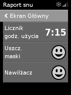 Po krótkim okresie czasu ekran automatycznie stanie się czarny. Można nacisnąć przycisk powrotu do ekranu głównego lub pokrętło, aby ponownie włączyć ekran.