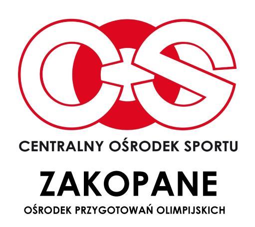SPECYFIKACJA ISTOTNYCH WARUNKÓW ZAMÓWIENIA dla postępowania o udzielenie zamówienia publicznego prowadzonego przez Centralny Ośrodek Sportu Instytucję Gospodarki Budżetowej z siedzibą w Warszawie,