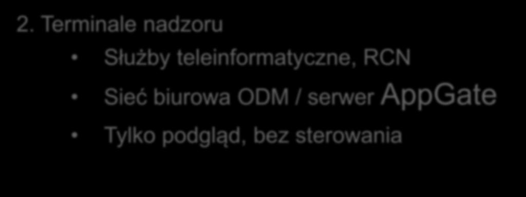 RCN Sieć biurowa ODM / serwer AppGate Tylko