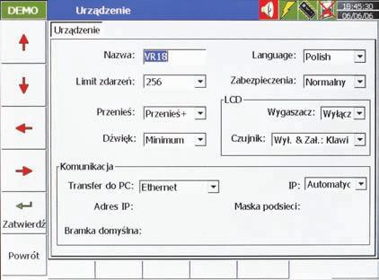 granice alarów (Hi / Lo) wy wietlana aktualna data i czas przypominanie o alarmie (Alarm) i pe nej pami ci (Memory Full)